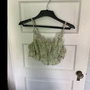 H&M Cropped Floral Tank
